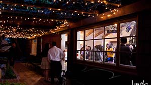 Entrance to the Lodge at Night