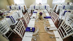 Formal Indoor Table Arrangement