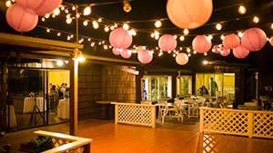 Outside Patio at Night